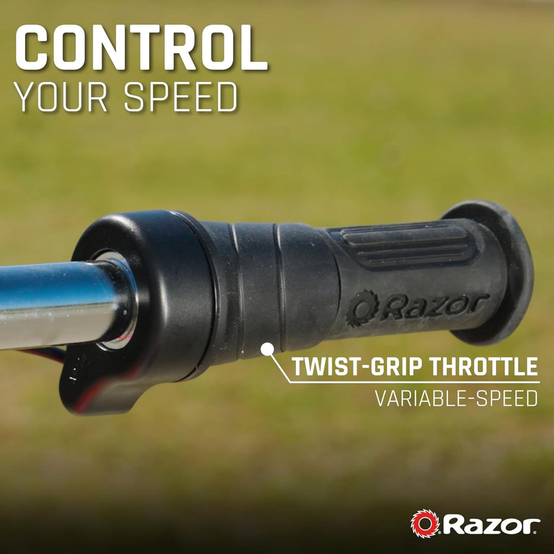 Razor Pocket Miniature Euro-Style Electric Scooter for Ages 8+, Red (Open Box)