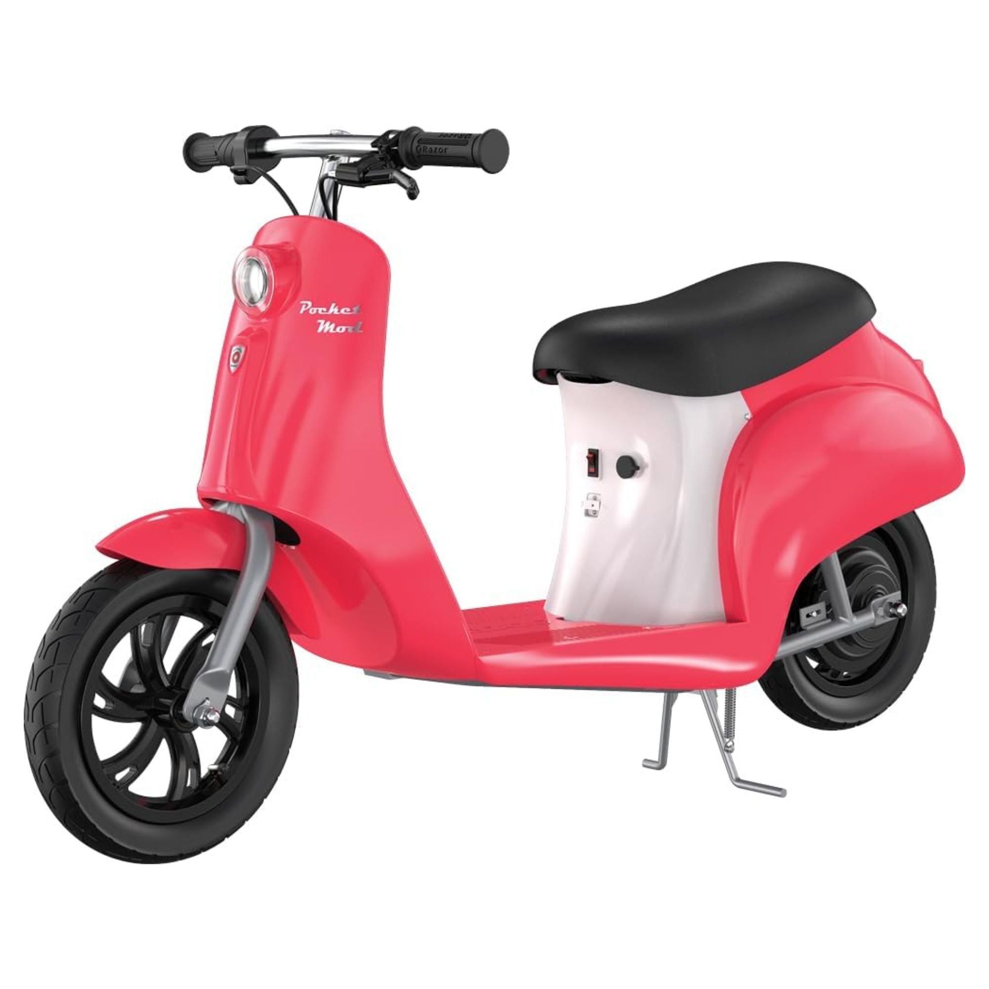Razor Pocket Miniature Euro-Style Electric Scooter for Ages 8+, Red (Open Box)
