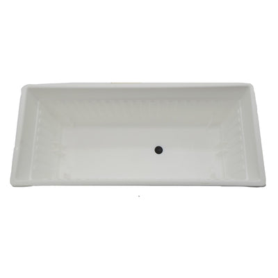 The HC Companies 24" Venetian Window Planter Box with Drain Plug, White (Used) - VMInnovations