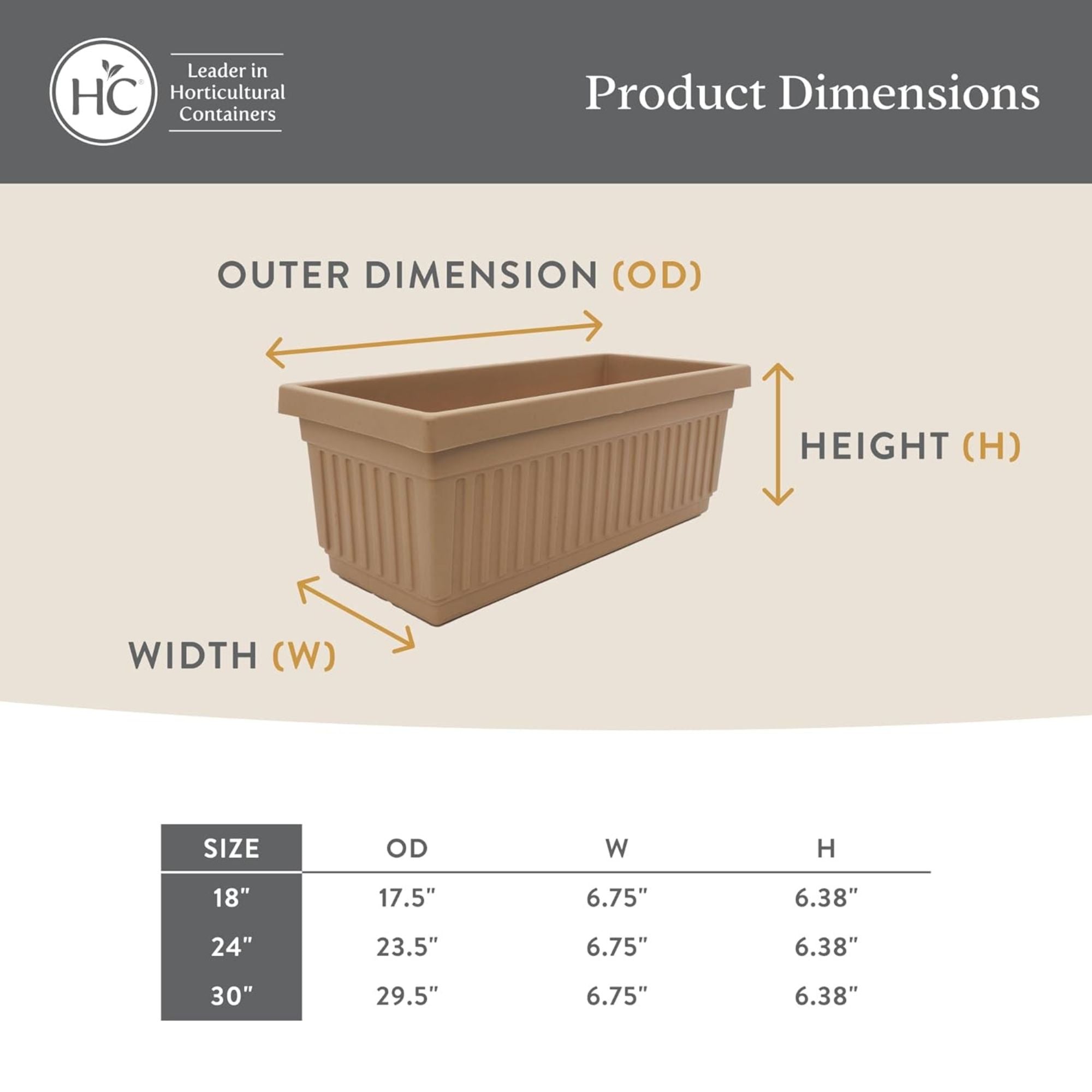 The HC Companies 24" Venetian Window Planter Box with Drain Plug, White (Used) - VMInnovations
