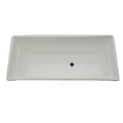 The HC Companies 30-Inch Venetian Window Planter Box with Drain Plug, White - VMInnovations