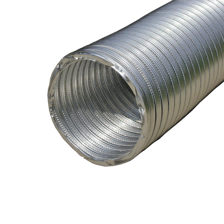 Builder's Best 4" x 6' Snap-Lock Semi-Rigid Pipe with Male and Female Fittings