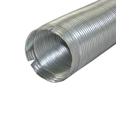 Builder's Best 4" x 6' Snap-Lock Semi-Rigid Pipe with Male and Female Fittings - VMInnovations