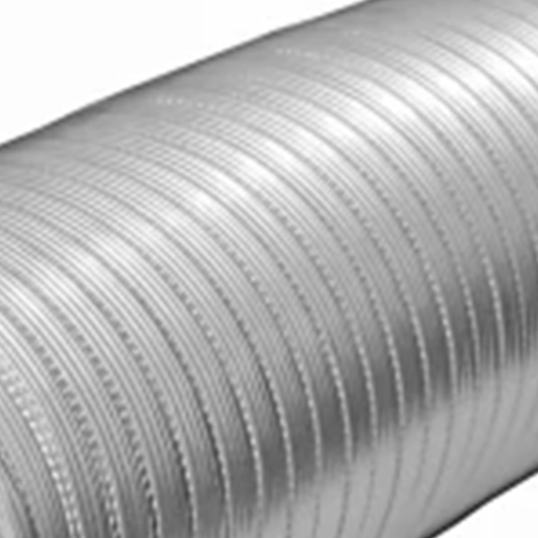 Builder’s Best V220 Semi-Rigid Aluminum Dryer Vent Duct with 2 Clamps, 4" x 8'