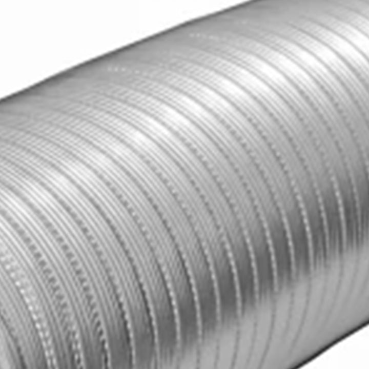 Builder’s Best V220 Semi-Rigid Aluminum Dryer Vent Duct with 2 Clamps, 4" x 8'