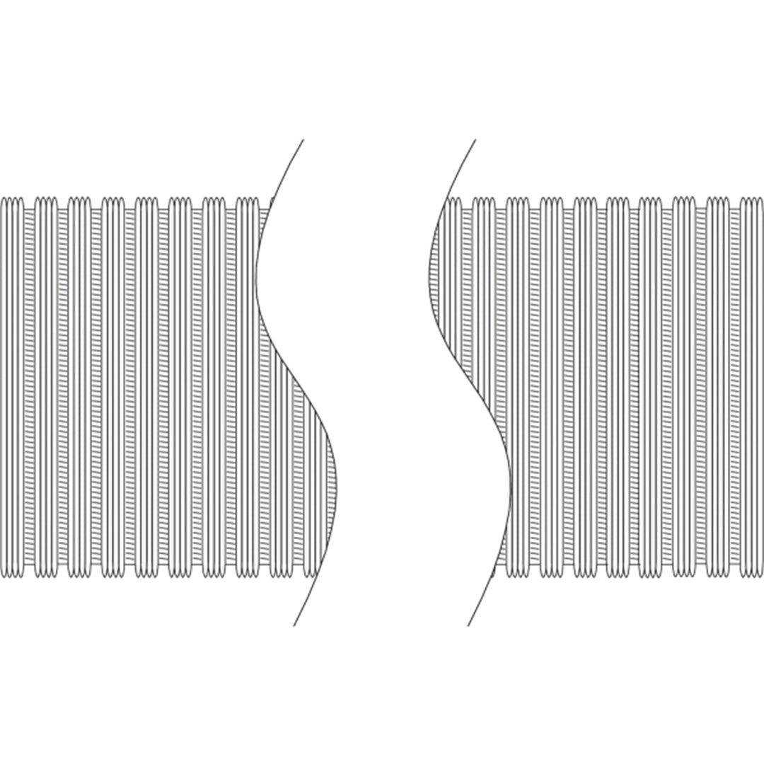 Builder’s Best V220 Semi-Rigid Aluminum Dryer Vent Duct with 2 Clamps, 4" x 8'