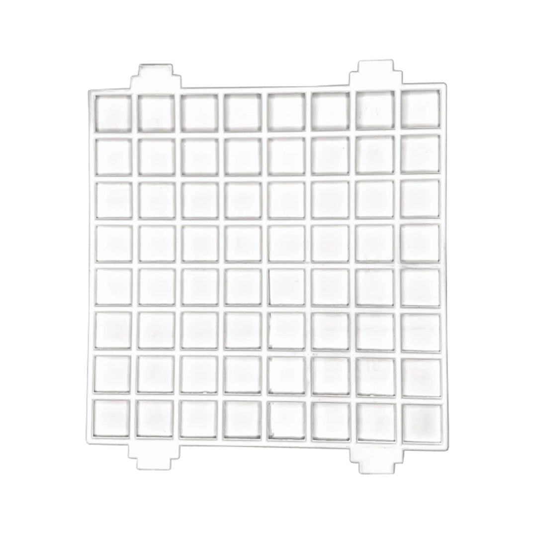 Builder's Best PWM622 4" Plastic Exhaust Vent Hood with Snap-In 1/2" Grid, White