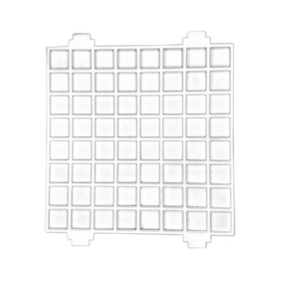 Builder's Best PWM622 4" Plastic Exhaust Vent Hood with Snap-In 1/2" Grid, White - VMInnovations