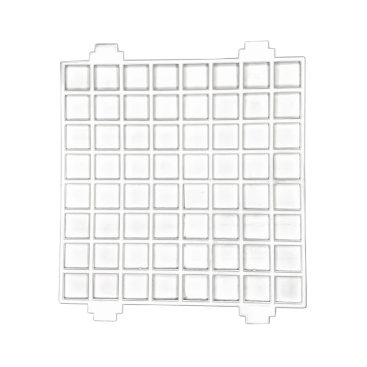 Builder's Best PWM622 4" Plastic Exhaust Vent Hood with Snap-In 1/2" Grid, White