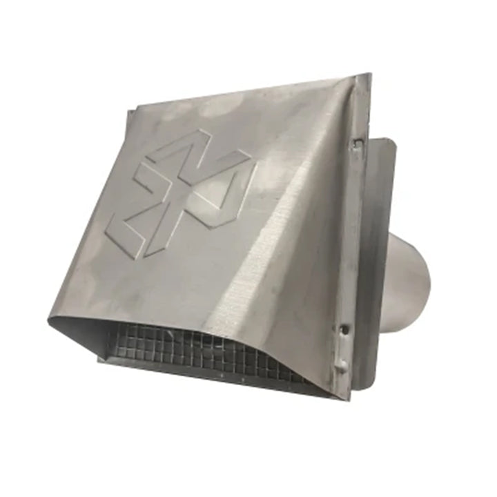 Builder’s Best 4" Galvanized Steel Dryer Vent Hood with Flapper, P-Tanium Finish