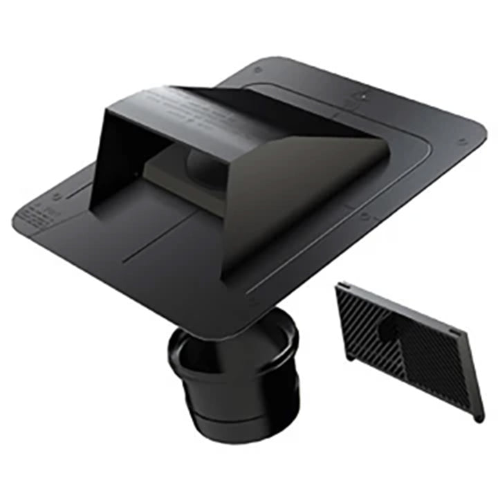 Builder’s Best 4-Inch Duraflo Roof Cap Dryer Exhaust Vent for Bathroom Fan