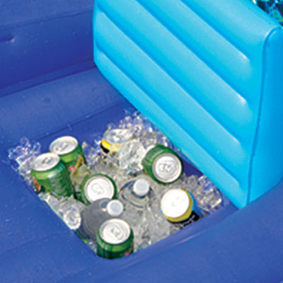 Swimline 15181SF Inflatable Swimming Pool Floating Lounger Cooler Couch (2 Pack)