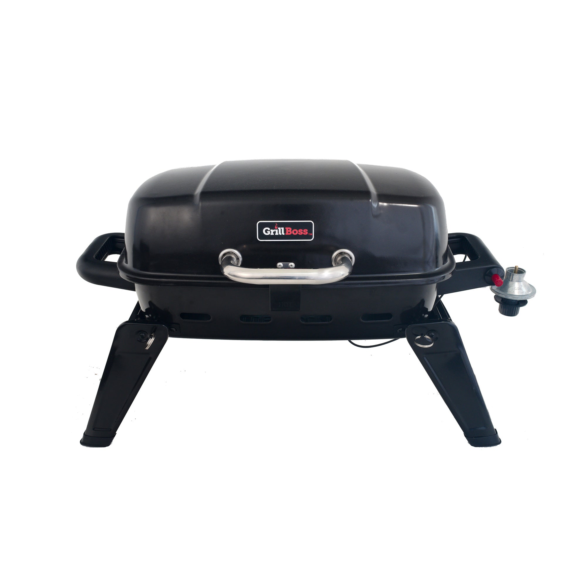 Grill Boss 1 Burner Portable Gas Grill, Propane Tabletop for Outdoor Cooking (Used)