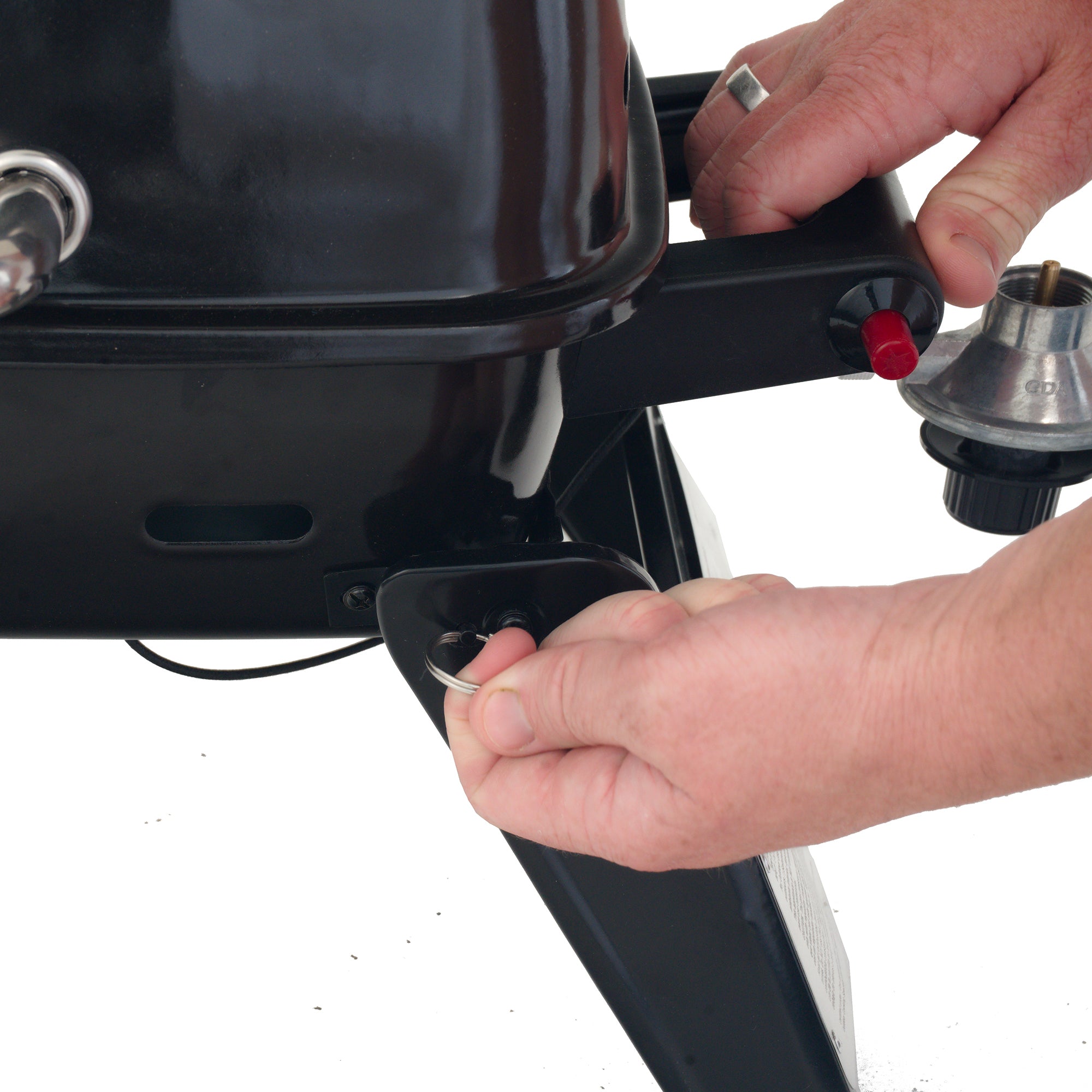 Grill Boss 1 Burner Portable Gas Grill, Propane Tabletop for Outdoor Cooking (Used)