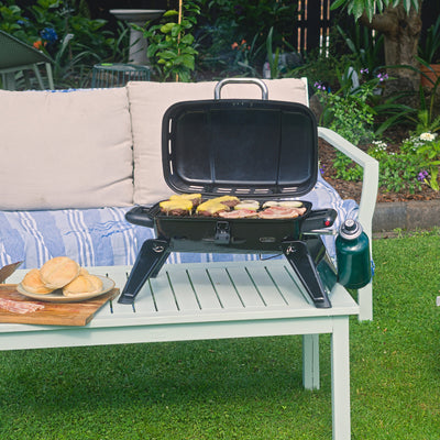 Grill Boss 1 Burner Portable Gas Grill, Propane Tabletop for Outdoor Cooking (Used)