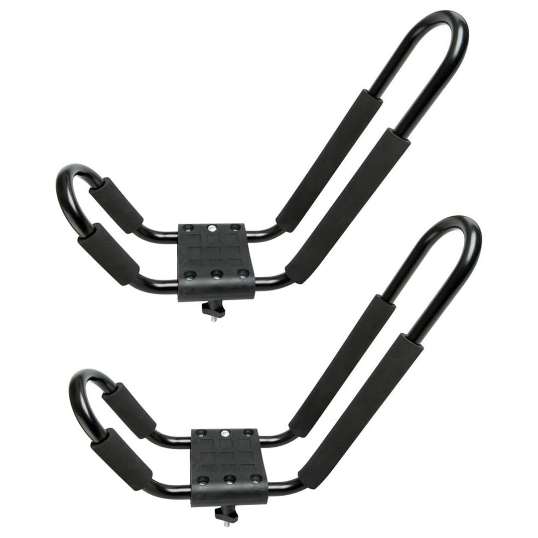 Elevate Outdoor T-Rack DLX Kayak & Canoe Roof Carrier Rack with Tie-Down Straps