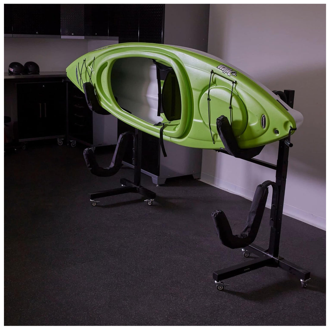 Elevate Outdoor Freestanding Storage Rack for 2 Kayaks with 175 lb. Capacity