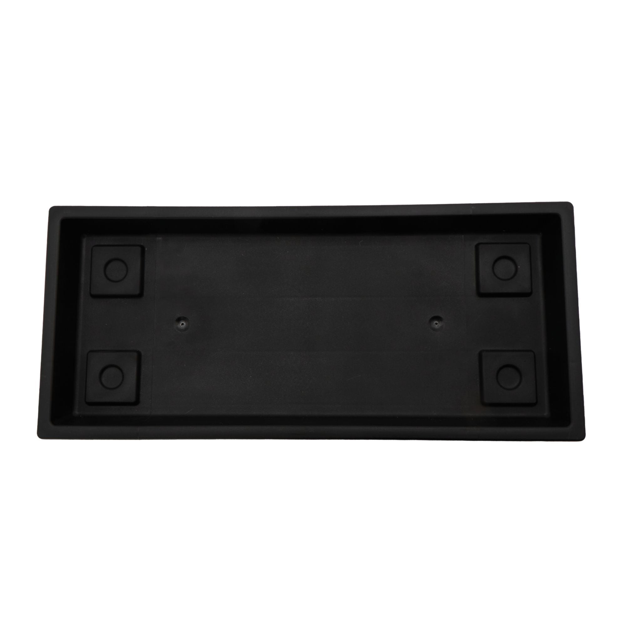 The HC Companies Venetian Rectangular Plant Tray, Plastic Drip Saucer (Open Box) - VMInnovations