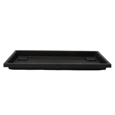 The HC Companies Venetian Rectangular Plant Tray, Plastic Drip Saucer (Open Box) - VMInnovations
