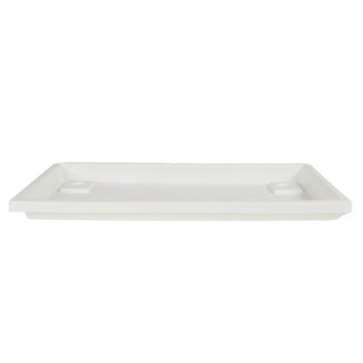 The HC Companies Venetian Rectangular Plant Tray, Plastic Drip Saucer (Open Box) - VMInnovations