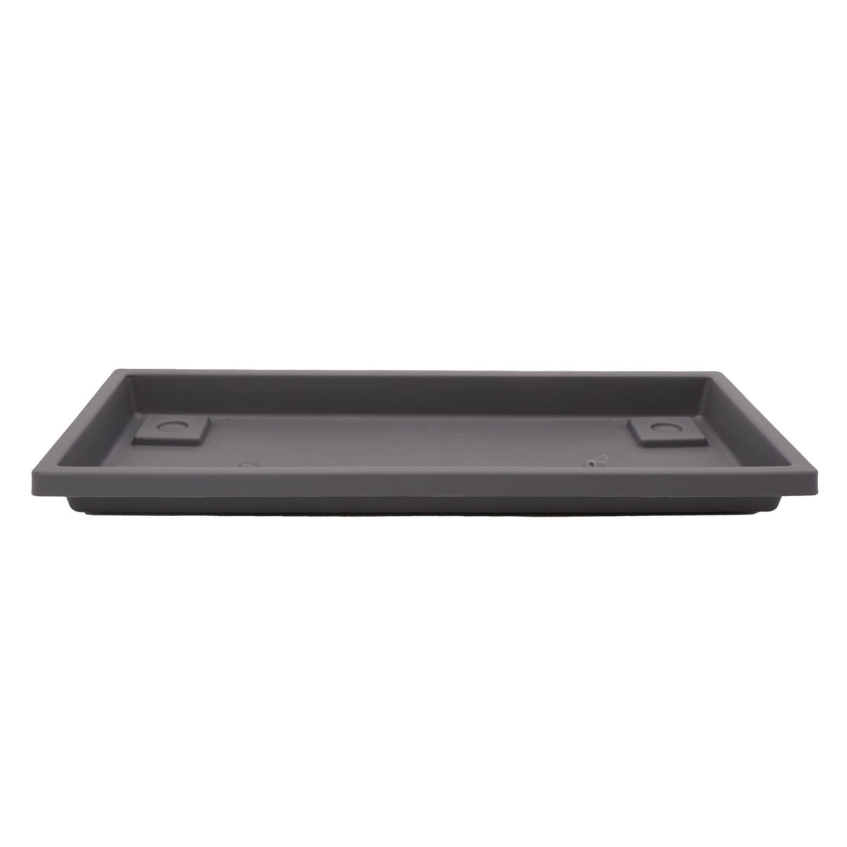 The HC Companies Venetian Rectangular Plant Tray, Plastic Drip Saucer (Open Box)