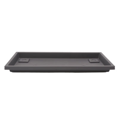 The HC Companies Venetian Rectangular Plant Tray, Plastic Drip Saucer (Open Box)