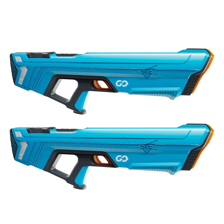 SPYRA 2 Pack Electric Water Blaster, Lightweight Squirt Gun Toy, SpyraGO, Blue