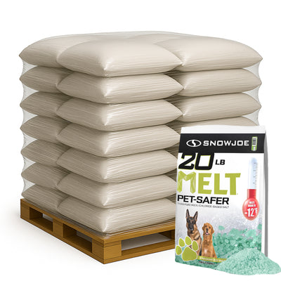 Snow Joe 252 Pack Pet-Safer Ice Melt Blend, Safe for Concrete/Sidewalks, 20 lb - VMInnovations
