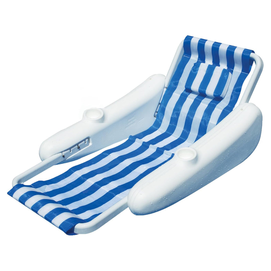 Swimline Sunchaster Sling Style Floating Water Lounge Chair, Swimming Pool Float