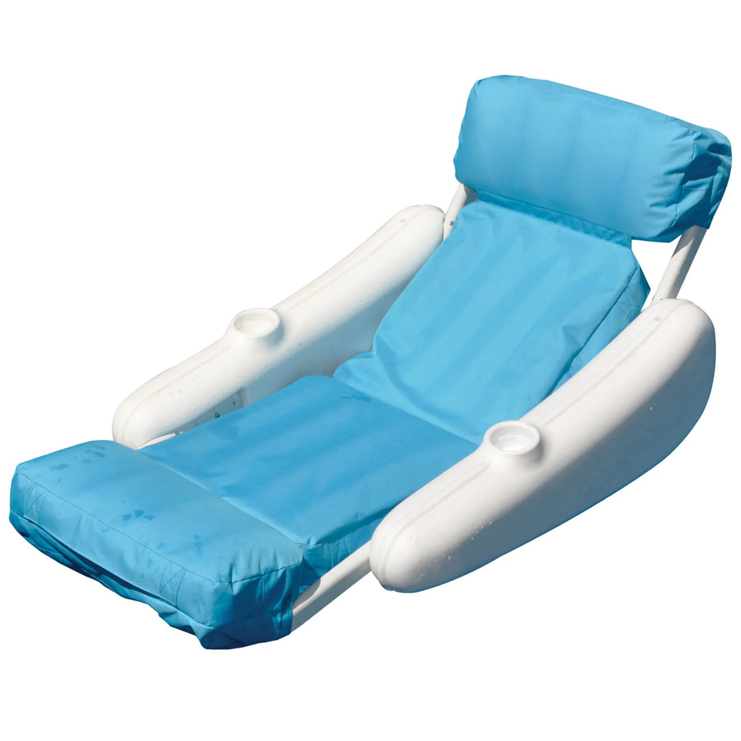 Swimline Sunchaster SunSoft Luxury Outdoor Lounge Chair, Swimming Pool Float