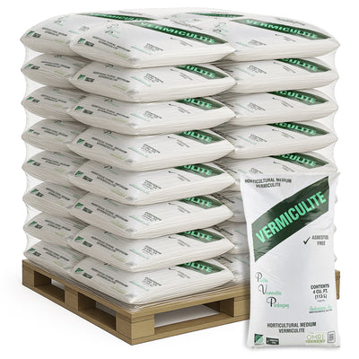 PVP Industries Medium Vermiculite Professional Grade Soil Conditioner, 33 Pack