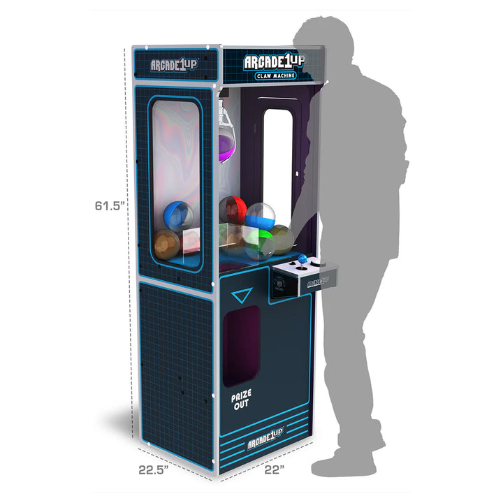 Arcade1Up Claw Machine, 3 Levels of Difficulty, Lights & Adjustable Sound Volume
