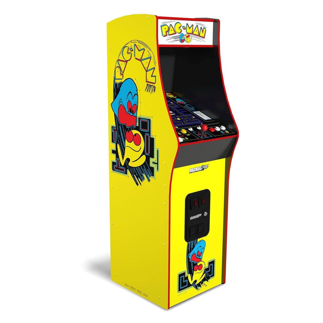 Arcade1Up Pac-Man Deluxe Arcade Machine Gaming Cabinet with 14 Classic Games