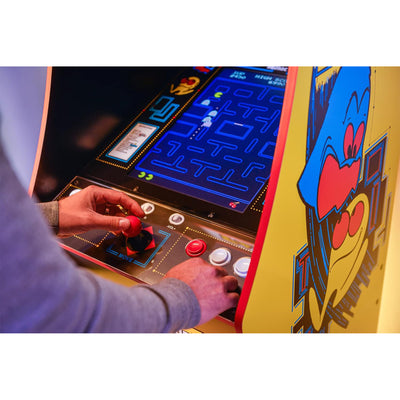 Arcade1Up Pac-Man Deluxe Arcade Gaming Cabinet w/14 Classic Games (Open Box) - VMInnovations