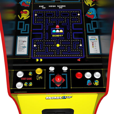 Arcade1Up Pac-Man Deluxe Arcade Gaming Cabinet w/14 Classic Games (Open Box) - VMInnovations
