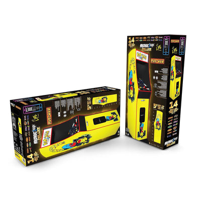 Arcade1Up Pac-Man Deluxe Arcade Gaming Cabinet w/14 Classic Games (Open Box) - VMInnovations