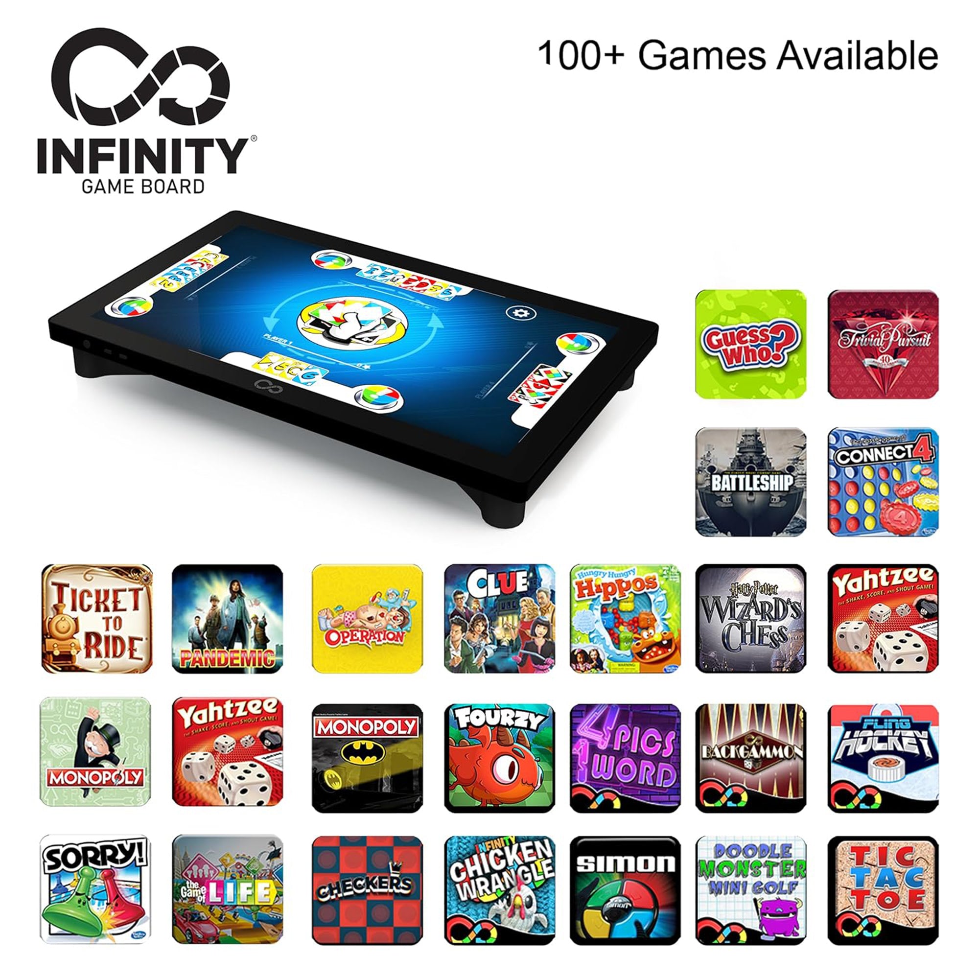 Arcade1Up Infinity Game Board Digital Board Games with 18.5" Screen & 170+ Games - VMInnovations