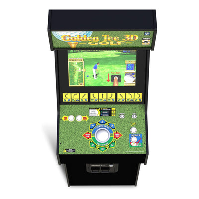 Arcade1Up Golden Tee 3D Deluxe Arcade Console Video Game Machine, 5-Foot Cabinet - VMInnovations