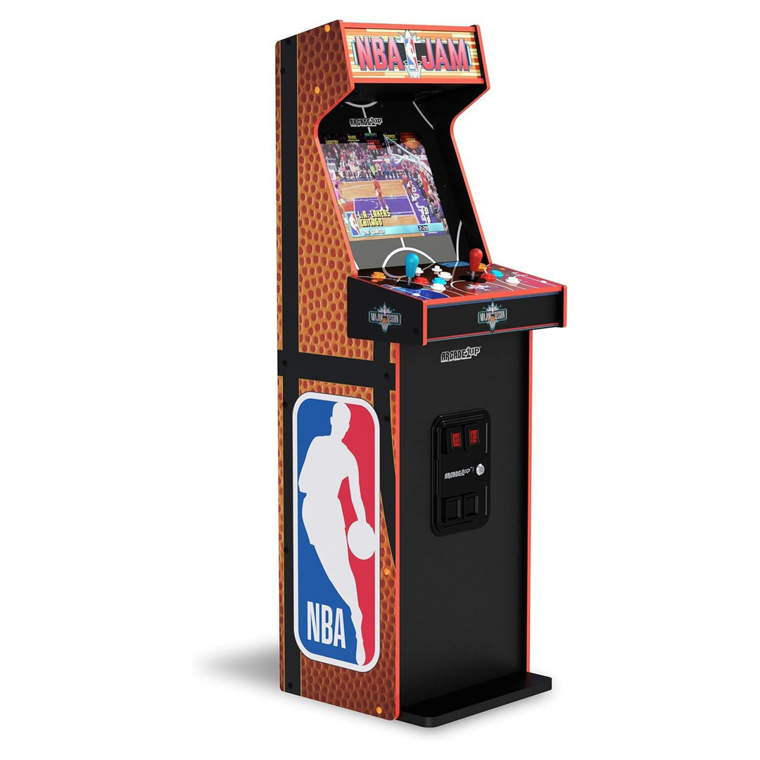 Arcade1Up NBA JAM Deluxe 2-Player Control Panel Arcade Machine, 5' Home Cabinet