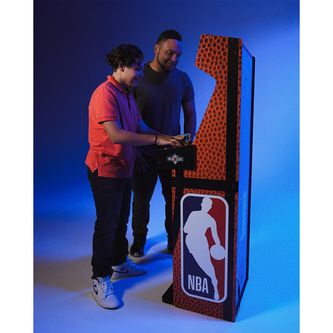 Arcade1Up NBA JAM Deluxe 2-Player Control Panel Arcade Machine, 5' Home Cabinet