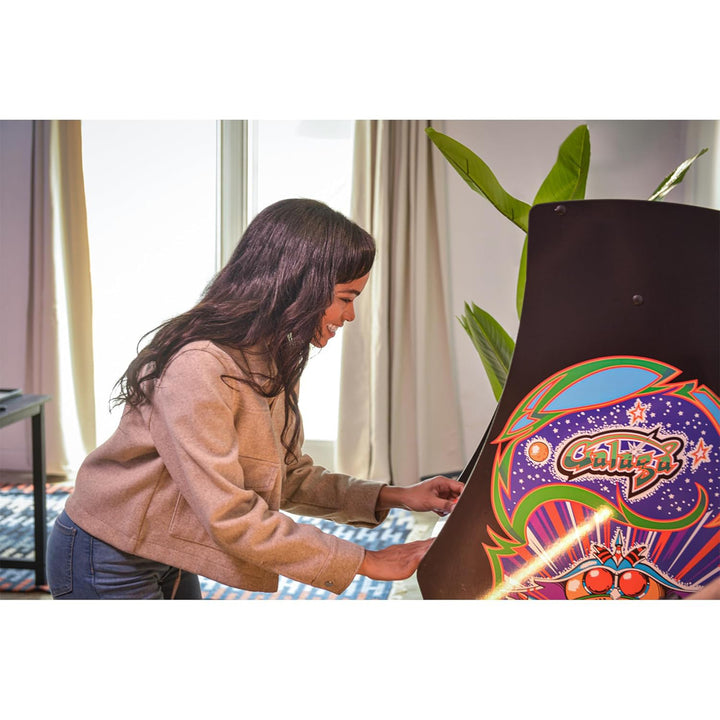 Arcade1Up Ms. Pac-Man Class of '81 Deluxe Arcade Machine with 12 Retro Games