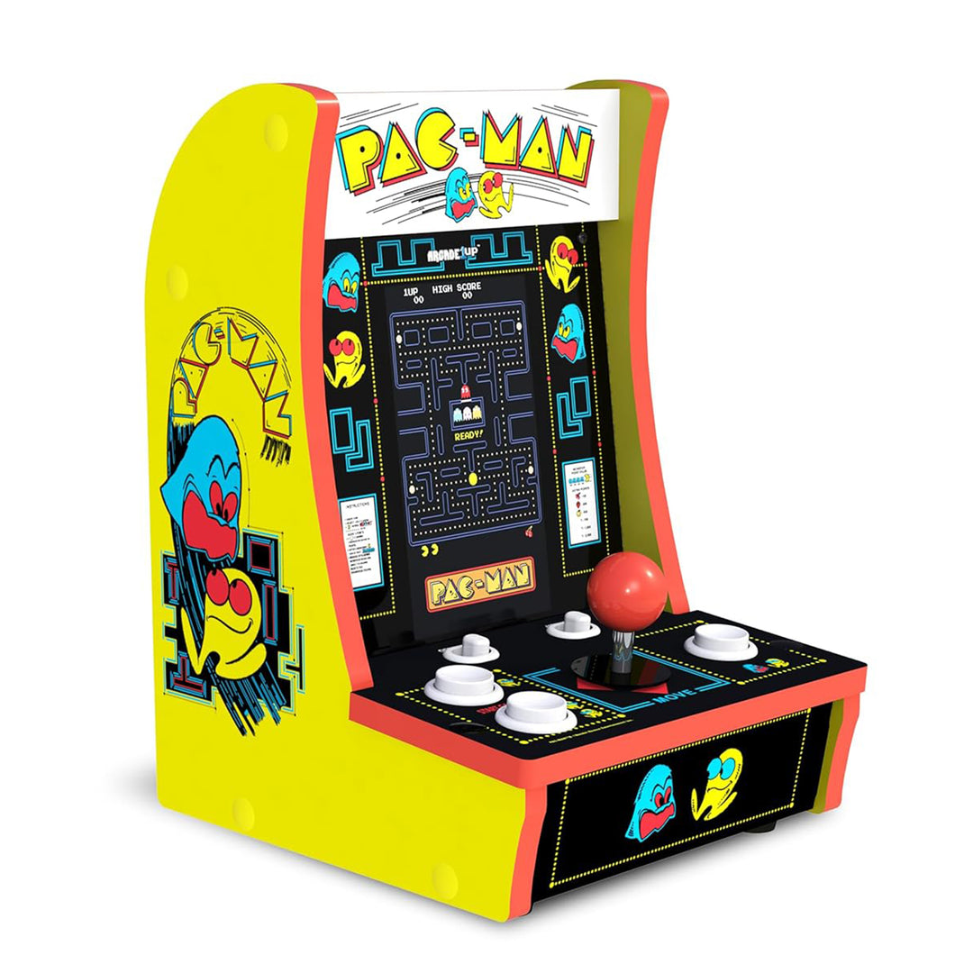 Arcade1Up Pac-Man Countercade Arcade Machine with 3 Retro Games & 7" LCD Monitor