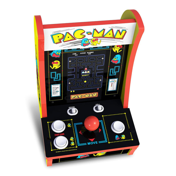 Arcade1Up Pac-Man Countercade Arcade Machine with 3 Retro Games & 7" LCD Monitor