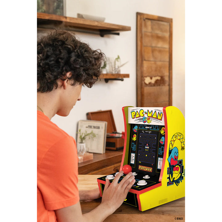 Arcade1Up Pac-Man Countercade Arcade Machine with 3 Retro Games & 7" LCD Monitor