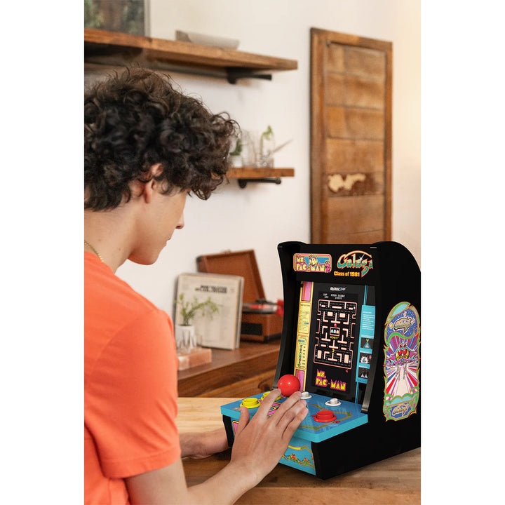 Arcade1Up Ms. Pac-Man Class of '81 Countercade Arcade Machine with 3 Retro Games
