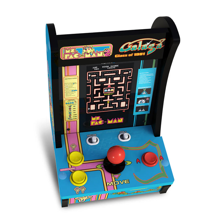 Arcade1Up Ms. Pac-Man Class of '81 Countercade Arcade Machine with 3 Retro Games