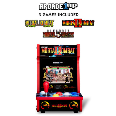 Arcade1Up Mortal Kombat II Countercade Countertop Arcade Machine with 3 Games - VMInnovations