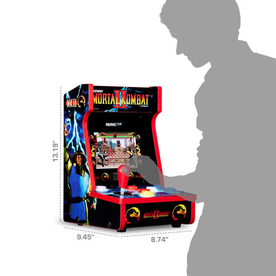 Arcade1Up Mortal Kombat II Countercade Countertop Arcade Machine with 3 Games - VMInnovations