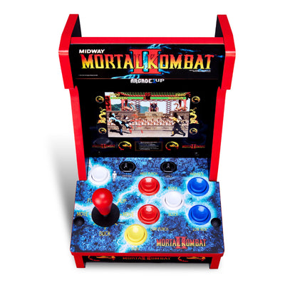 Arcade1Up Mortal Kombat II Countercade Countertop Arcade Machine with 3 Games - VMInnovations