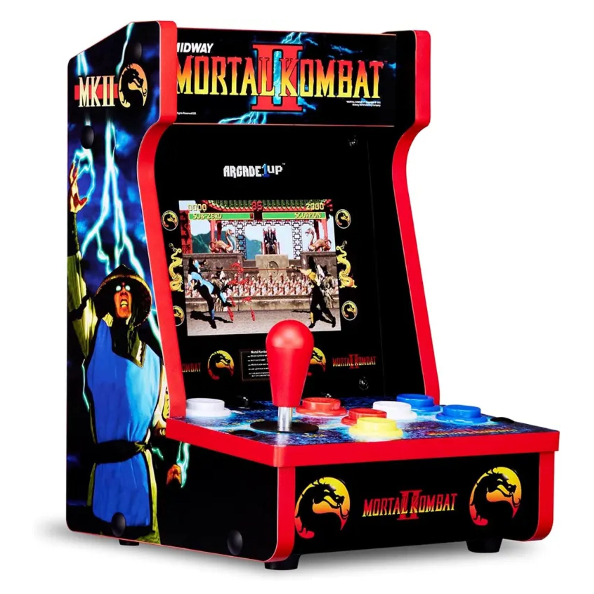 Arcade1Up Mortal Kombat II Countercade Countertop Arcade Machine with 3 Games (For Parts)